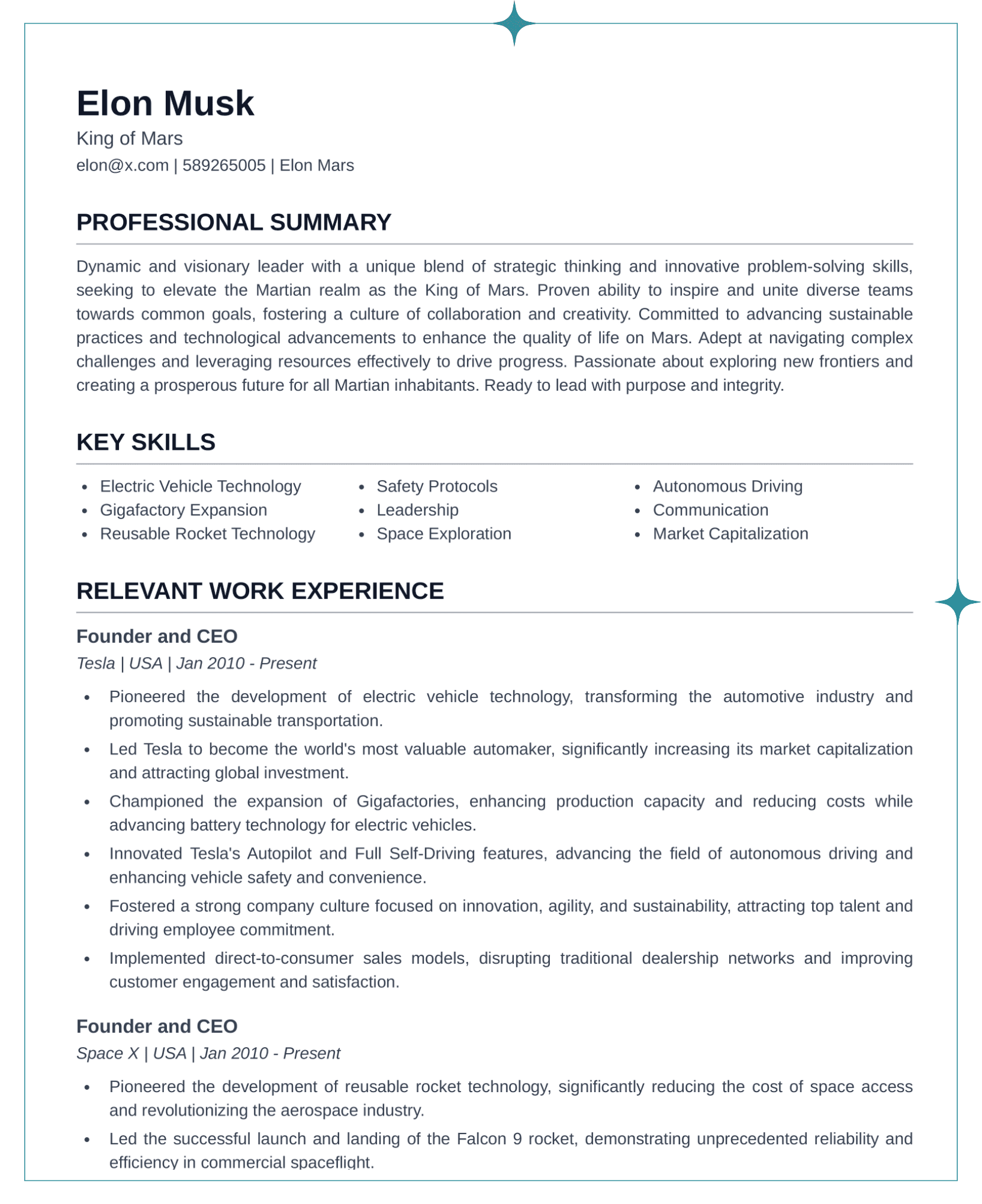 Resume Builder Banner
